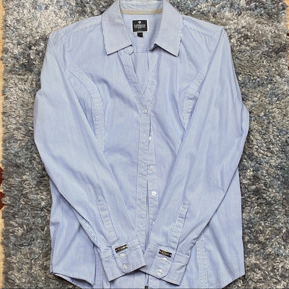 EXPRESS button up top long sleeve